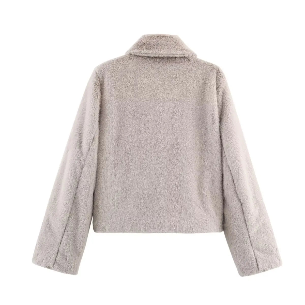 Light gray jacket on a white background