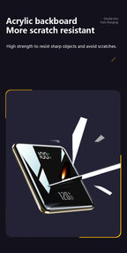 Acrylic backboard with scratch resistance features on a dark background