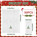Linen-Feel Christmas Tree Disposable Napkins
