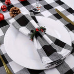 Mini Christmas Wreath Napkin Rings – 12-Piece Decorative Set