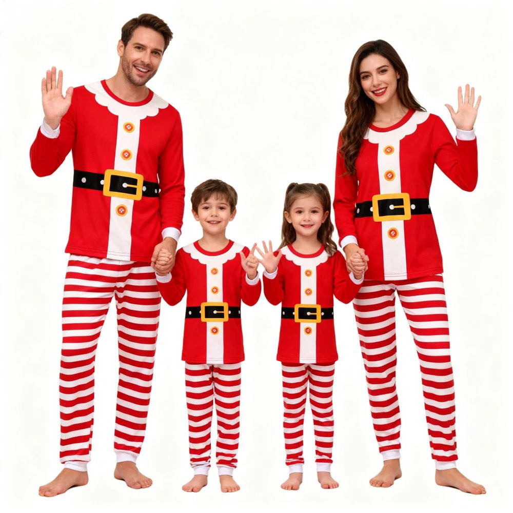 Family Matching Santa Claus Christmas Pajamas