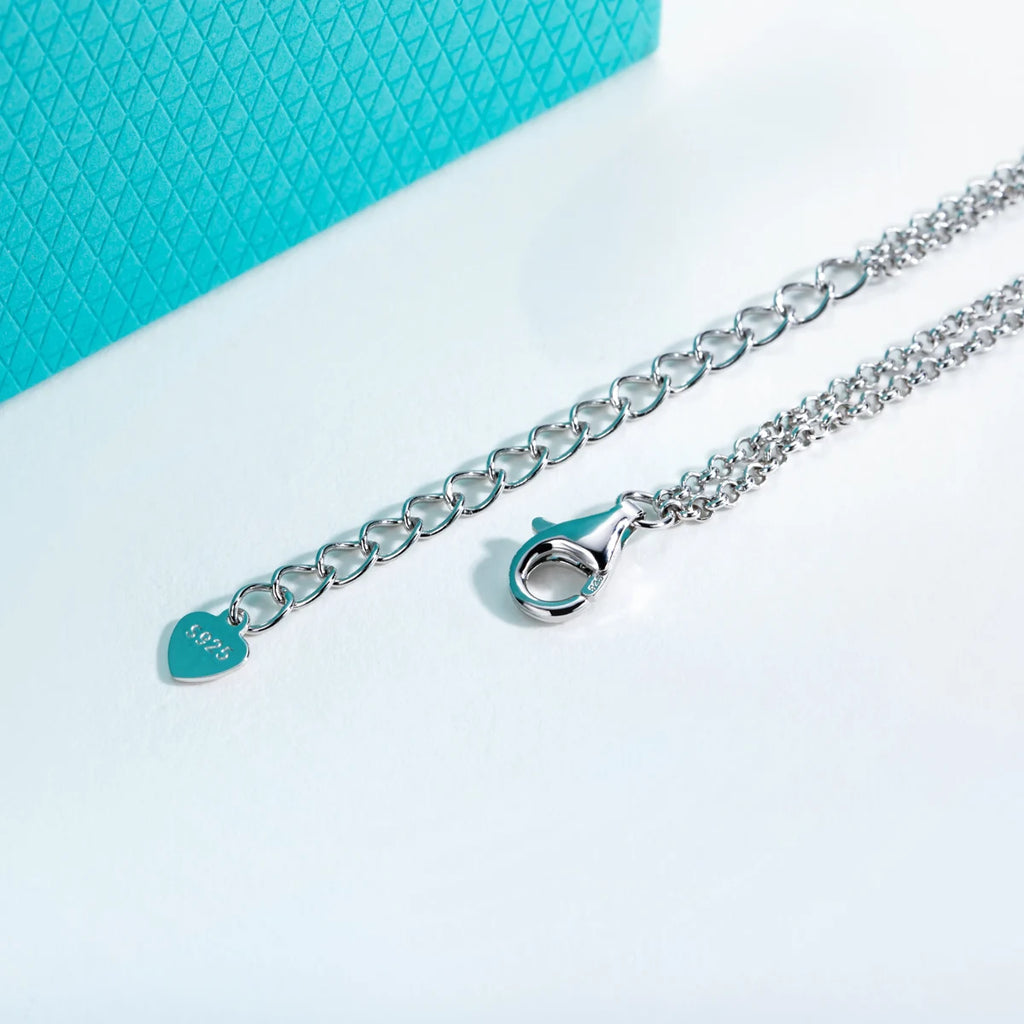 Moissanite Bow Bracelet - 925 Sterling Silver Adjustable