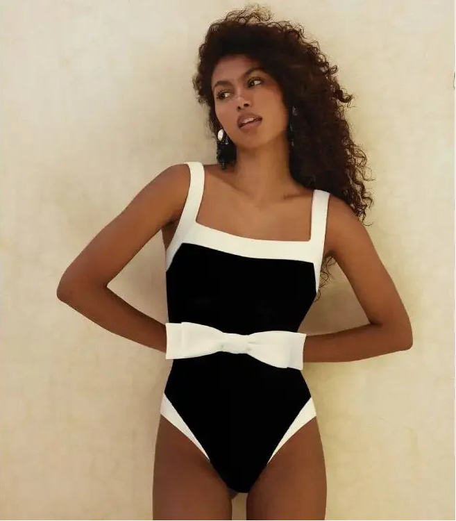 Golden Starfish Swimsuit - Elegant Beachwear