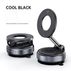 Black metal suction cup with adjustable arm on a white background, labeled 'Cool Black'.