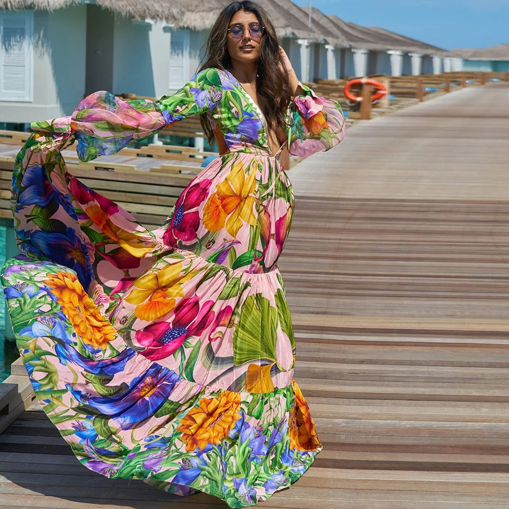 Golden Starfish Swimsuit - Elegant Beachwear