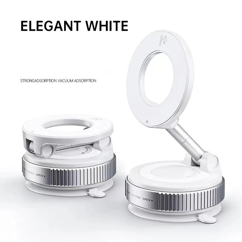 White vacuum on a white background with 'Elegant White' text.