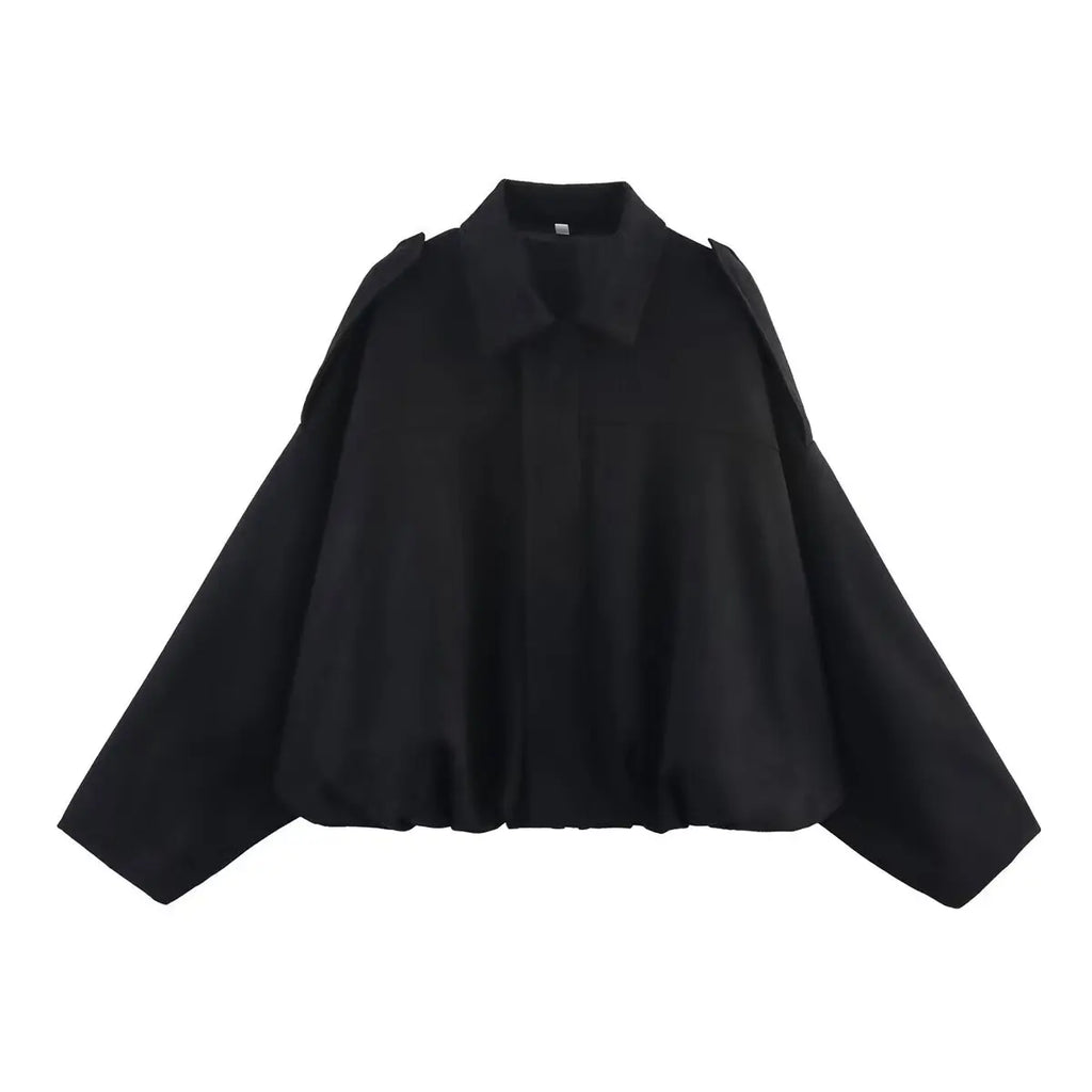 Black cape on a white background