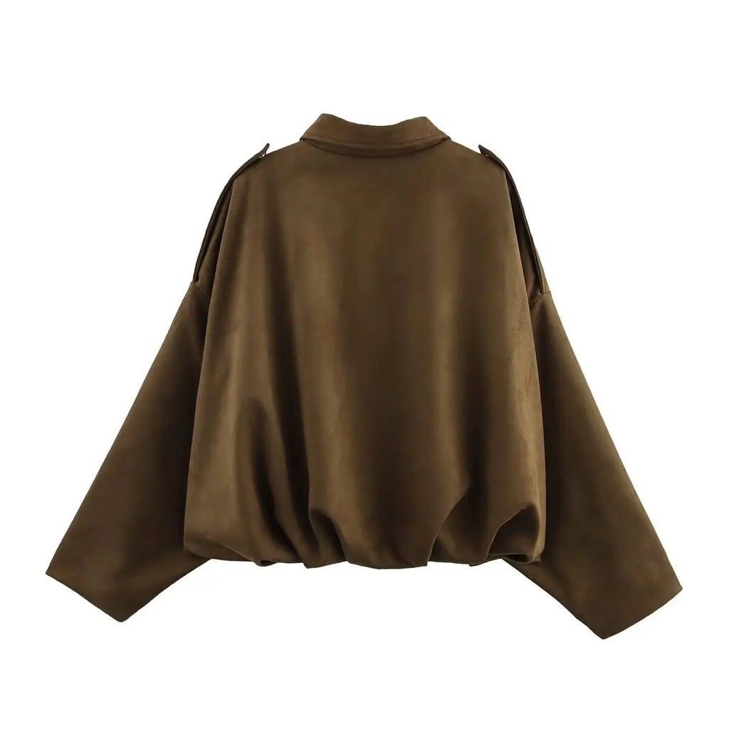 Brown cape on a white background