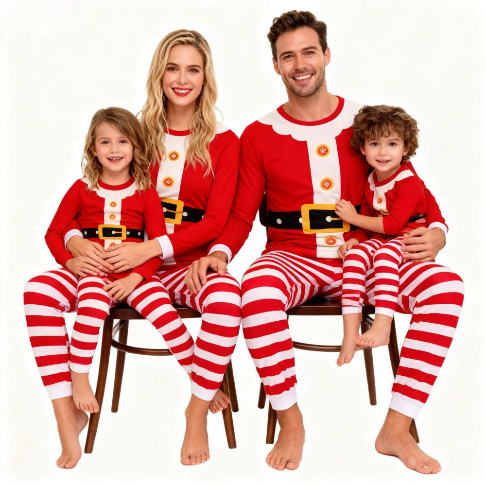 Family Matching Santa Claus Christmas Pajamas