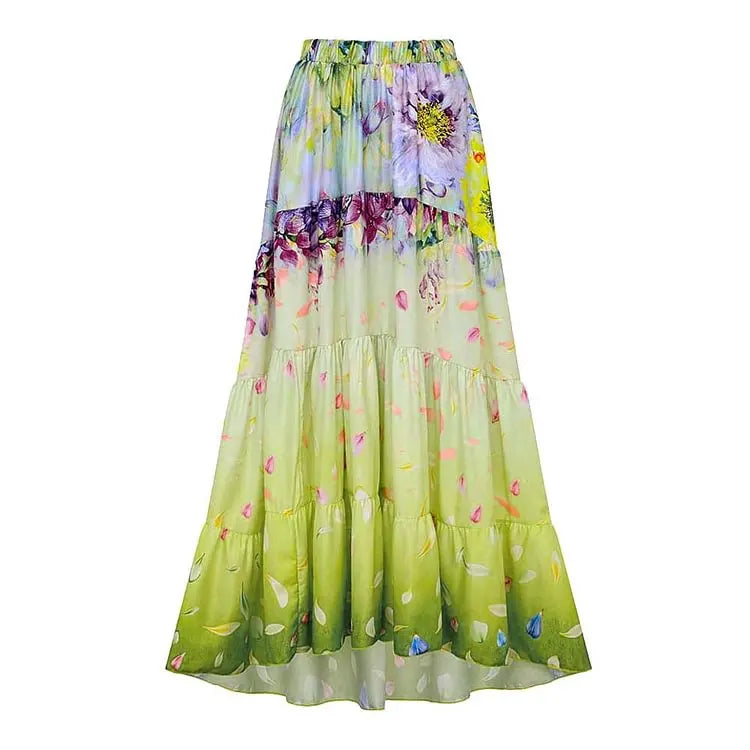 Floral Print Swimsuit - Elegant Beachwear