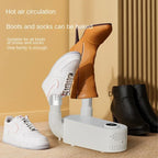Folding Electric Shoe Dryer – Multi-Speed, Timer, Warm Air