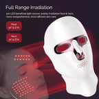 Wireless 7-Color LED Facial & Neck Mask – Rechargeable Light Therapy