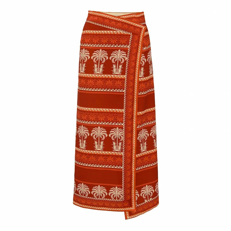 Ethnic Print Swimsuit - Bohemian Beachwear