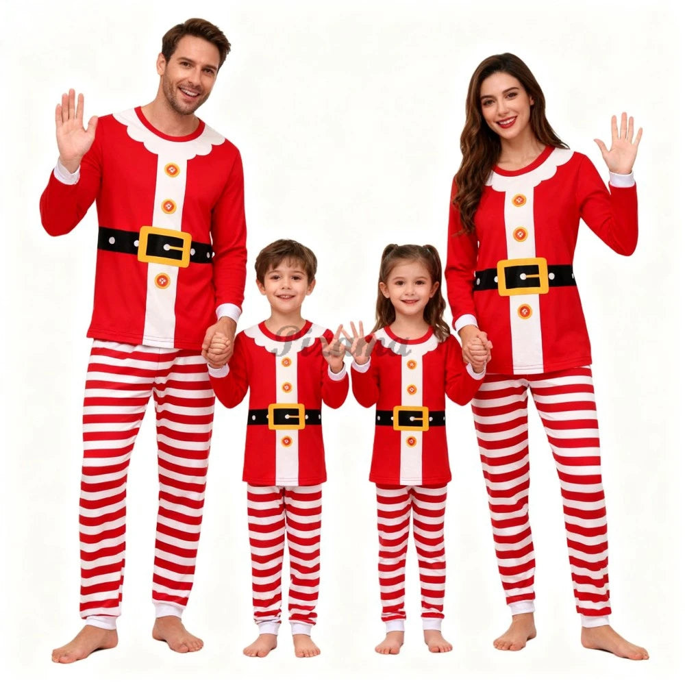 Family Matching Santa Claus Christmas Pajamas