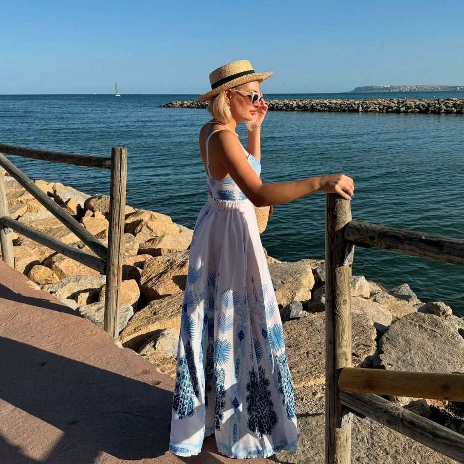 Ethnic Print Swimsuit - Bohemian Beachwear