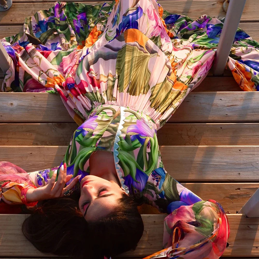 Golden Starfish Swimsuit - Elegant Beachwear