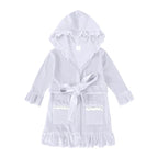 Kids Velvet Christmas Robe Pajamas – Family Matching Winter Sleepwear