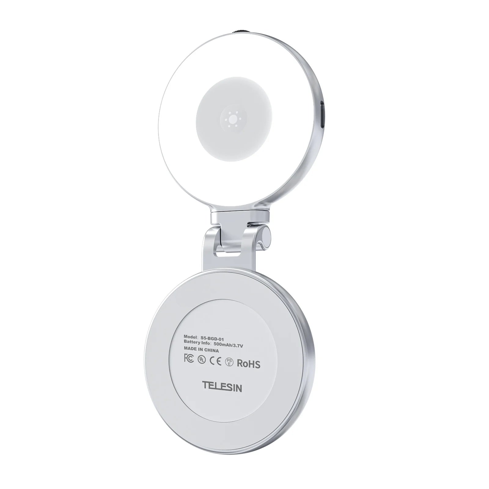 Telesin magnifying glass with stand on a white background