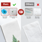 Linen-Feel Christmas Tree Disposable Napkins