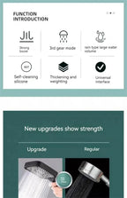 Product feature introduction with icons and text on a white background