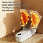 Folding Electric Shoe Dryer – Multi-Speed, Timer, Warm Air