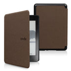 BrownKindle case with 'Kindle' branding on a white background