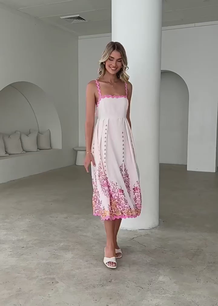 Halter Neck Maxi Dress - Backless Lace Up Beach Dress